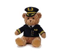 Euro Souvenirs Ours en peluche avec uniforme de pilote - 40 cm