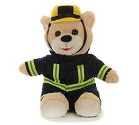 Euro Souvenirs - Ours en peluche - Différents motifs - Doux - Pompier, policier, médecin (ours pompier)