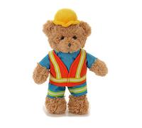 Euro Souvenirs Ours en peluche - Ours en peluche dans différents motifs - Peluche douce - Pompier, policier, médecin (ours du bâtiment).