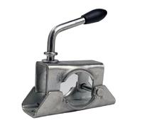 EURO VANADIUM Bride Roue Jockey 34 mm - Roue de 160 mm - Entraxe de Fixation de 105 mm - Solide et Pratique - Fixation Roue Jockey