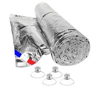EURO VANADIUM Kit Isolation Fenêtre de Toit 350 g/m², 160 x 100 cm - Fabrication Française - Couches Thermiques Triple épaisseur - Ventouses à Vis incluses
