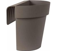 Pot Suspendu Taupe Ø25Cm Bac À Fleurs Balcon Terrasse TOP