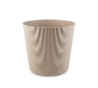 Euro3Plast Cache-Pot Avec Roues Fyre En Plastique Couleur Sable 35 Cm