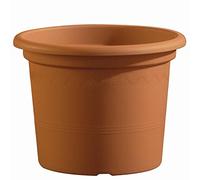 EURO3PLAST Geo Pot Pot de Fleurs Rond en Plastique Terre Cuite 45 x 34 cm