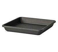 Euro3Plast Krea 1708.62 Soucoupe carrée, Anthracite, 26 cm