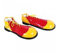 EuroCarnavales Chaussures De Clown en Vinyle - Rouge et Jaune