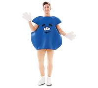 Eurocarnavales - Cs925815 - Costume Bonbon Bleu Mixte Taille M