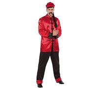 Eurocarnavales - Cs926289/m - Costume Chinois Taille M, Rouge