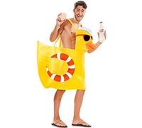EUROCARNAVALES Déguisement canard de bain adulte - Jaune - Taille unique (ML)