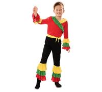 EUROCARNAVALES Déguisement danseur de rumba garçon - Multicolore - 7 à 9 ans (122-138 cm)