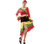 EUROCARNAVALES Déguisement de danseuse de rumba femme - Multicolore - S (38)
