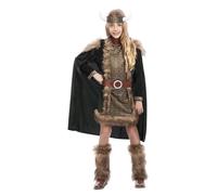 EUROCARNAVALES Déguisement de Viking Deluxe pour fille