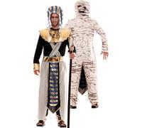 EuroCarnavales Déguisement Double de Pharaon Égyptien et Momie pour Homme