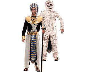 EuroCarnavales Déguisement Double de Pharaon Égyptien et Momie pour Homme