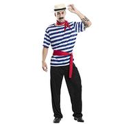 EUROCARNAVALES Déguisement gondolier adulte - Multicolore - S (38)