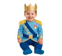 EUROCARNAVALES Déguisement petit prince bleu bébé - Bleu - 6 à 12 mois (67-69 cm)