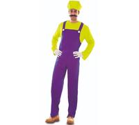 EuroCarnavales Déguisement Plombier Wario Adulte