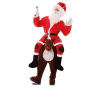 EuroCarnavales Déguisement Portes Moi de Père Noël sur Un Renne pour Adultes