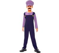 EuroCarnavales Déguisement Waluigi Plombier Enfant