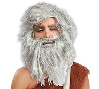 EuroCarnavales Perruque de Cavernicole Gris