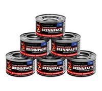Eurocatch Brûleurs de Pâte Combustible Catering - 6x 200g Gel Combustible - Sans Suie & Sans Odeur - Env. 3 Heures de Combustion - Convient pour Chafing Dishes & Bacs Chauffants