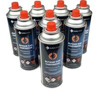 Eurocatch Cartouche de Gaz - 8 Pièces - Gaz Butane - Bouteilles de Gaz - Cartouches de Gaz - Cartouches de Butane - Recharge - 227g