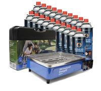 Eurocatch Evergrill Barbecue à gaz butane - Incl. 20 cartouches