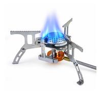 Eurocatch Réchaud à Gaz Pliable Turbo 6800W - Inclus Connecteur et Sac de Transport