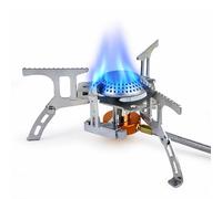 Eurocatch Rechaud a Gaz Pliant 2200W avec Adaptateur - Rechaud Camping Portable