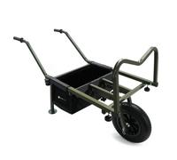 Eurocatch XXL Barrow - Chariot de pêche - Roue PU JAMAIS Plus de crevaisons - Démontable - Réglable - Sac de rangement inclus
