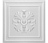Eurodeco 40 pièces 3D Panneaux de Murs & Plafond, 50cm x 50cm en Plastique PVC, Mur 3D, Plafond 3D, revêtement Mural, Salle de Jeux, 10m² - 1mm d'épaisseur
