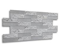 EURODECO | Panneaux muraux Décoratifs 3D 4 m² aspect pierre, 10 pièces, panneaux muraux, revêtement mural, panneaux de plafond, revêtement PVC, carrelage imitation tatouage mural