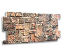 EURODECO | Panneaux muraux Décoratifs 3D 4 m² aspect pierre, 10 pièces, panneaux muraux, revêtement mural, panneaux de plafond, revêtement PVC, carrelage imitation tatouage mural
