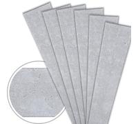 Eurodeco Polystyrène PS Panneaux de plafond, revêtement aspect béton, imitation, souple, panneau muraux imitation décors 100x16,7cm épaisseur 3mm (20m², P41)