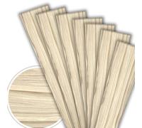 Eurodeco Polystyrène PS Panneaux de plafond, revêtement aspect bois, imitation, souple, panneau muraux imitation décors 100x16,7cm épaisseur 3mm (6 m²/36 pièces)