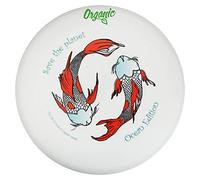 Eurodisc 4.0 Ultimate Frisbee Disc Disque de lancer pour la compétition, en plastique bio et robuste, utilisable sur une trajectoire de plus de 100 mètres, 175 g, motif calamar, avec inscription « Save The Planet ; Ocean Edition »