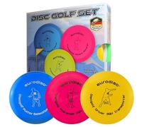 eurodisc Disc Golf Set/Starter Kit SQU Putter Midrange Driver pour debutants
