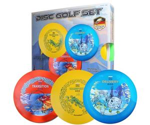eurodisc Disc Golf Set/Starter Kit SQU Putter Midrange Driver pour debutants