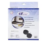 Eurofilter FKS380 Filtre à charbon rond type 58 AKB000/1 142 mm Compatible avec Whirlpool IKEA Ignis Bauknecht 484000008782 Convient également pour AEG Electrolux 4055374690 Indesit C00384666