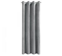 Eurofirany 373418, Translucide, Gris, Monochromatique, Oeillet, 1400 mm, 2500 mm