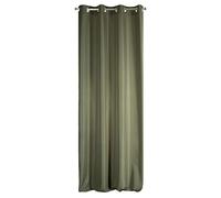 Eurofirany Adore Rideau Semi-Transparent avec Oeillets - 1 Unité, Rideau de Fenêtre, Rideau Voilage, pour Chambre à Coucher, Salon, Cuisine, 140g m²., 140x250 cm, Graphite