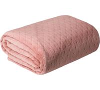 Eurofirany Couverture décorative pour fauteuil 70x160 Cindy 4 microfibre rose poudré
