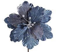 Eurofirany Lot de 12 décorations de vin en Plastique Bleu 35 x 35 cm