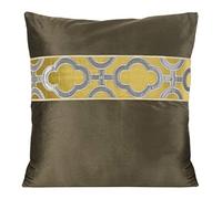 Eurofirany Lot de 2 Housses de Coussin décoratives pour canapé, Coussin décoratif, Lot de 2, 45 x 45 cm Beige