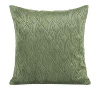 Eurofirany Lot de 2 Housses de Coussin décoratives pour canapé et canapé Noir + Vert 45 x 45 cm