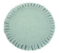 Eurofirany Lot de 6 Sets de Table rectangulaires et Ronds - pour 6 Personnes - Menthe - 38 cm