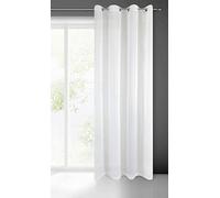 Eurofirany Lucy Rideau en Voile, Blanc, 140x250 cm