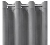 Eurofirany MELANIE rideau 215x250 oeillets gris clair