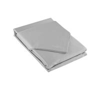 Eurofirany Parure de lit NOVA3 argent gris clair 140x200 cm 2 PIECES : avec 1x taie d'oreiller 70x80 cm