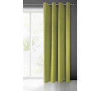 Eurofirany Pierre Rideau en Velours avec Oeillets - 1 pièce. Rideau Occultant Thermiques, Rideau Opaque pour Chambre Salon Salle à Manger, Densité 215 g/m², 140x250 cm, Vert Olive